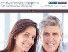 Tablet Screenshot of branchburgpreferreddental.com